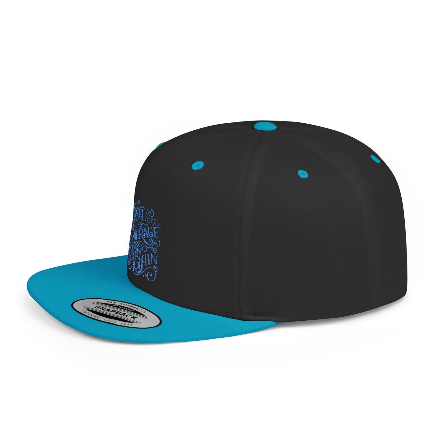 Courage Flat Bill Snapback Cap