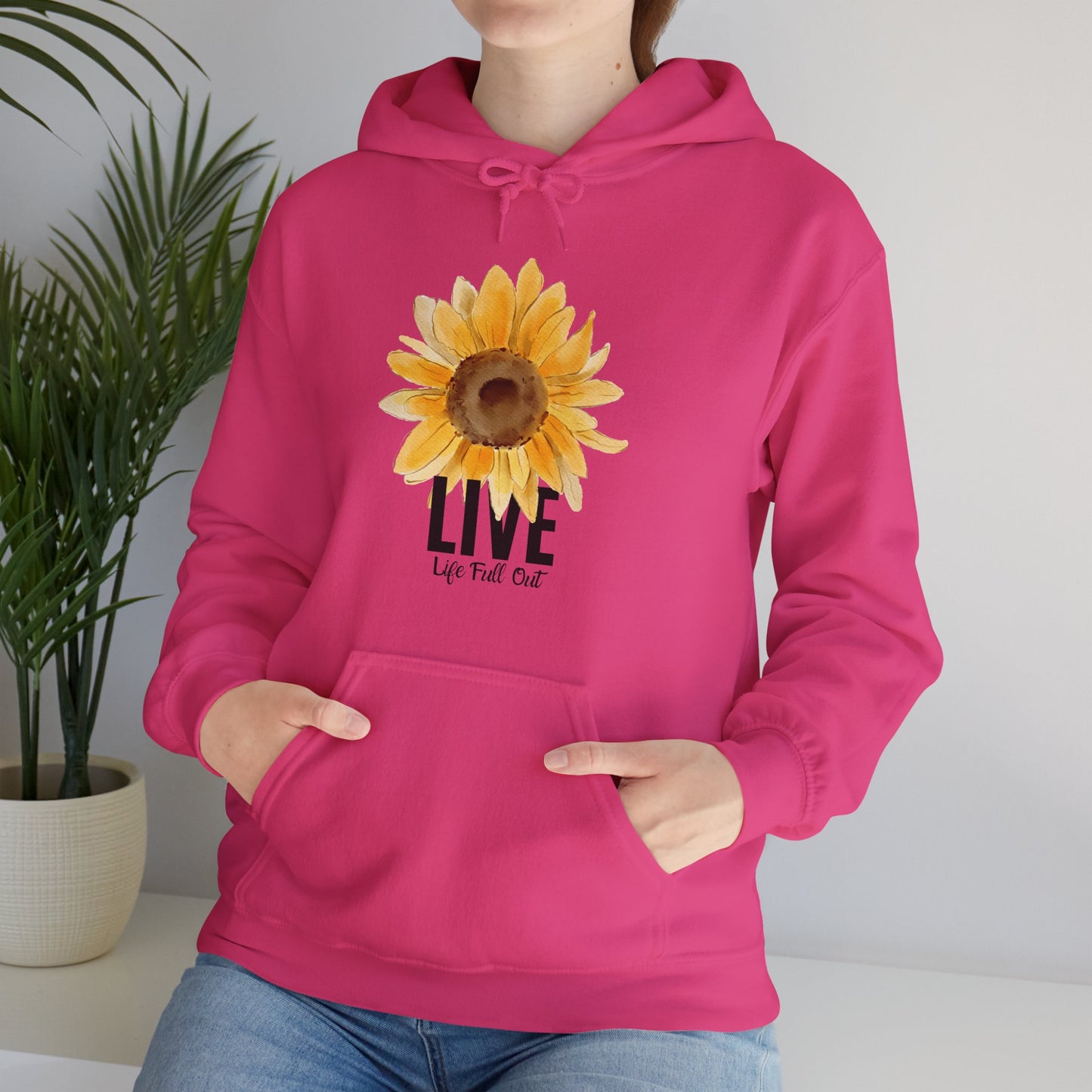 LLFO! Sunflower Unisex Hooded Sweatshirt