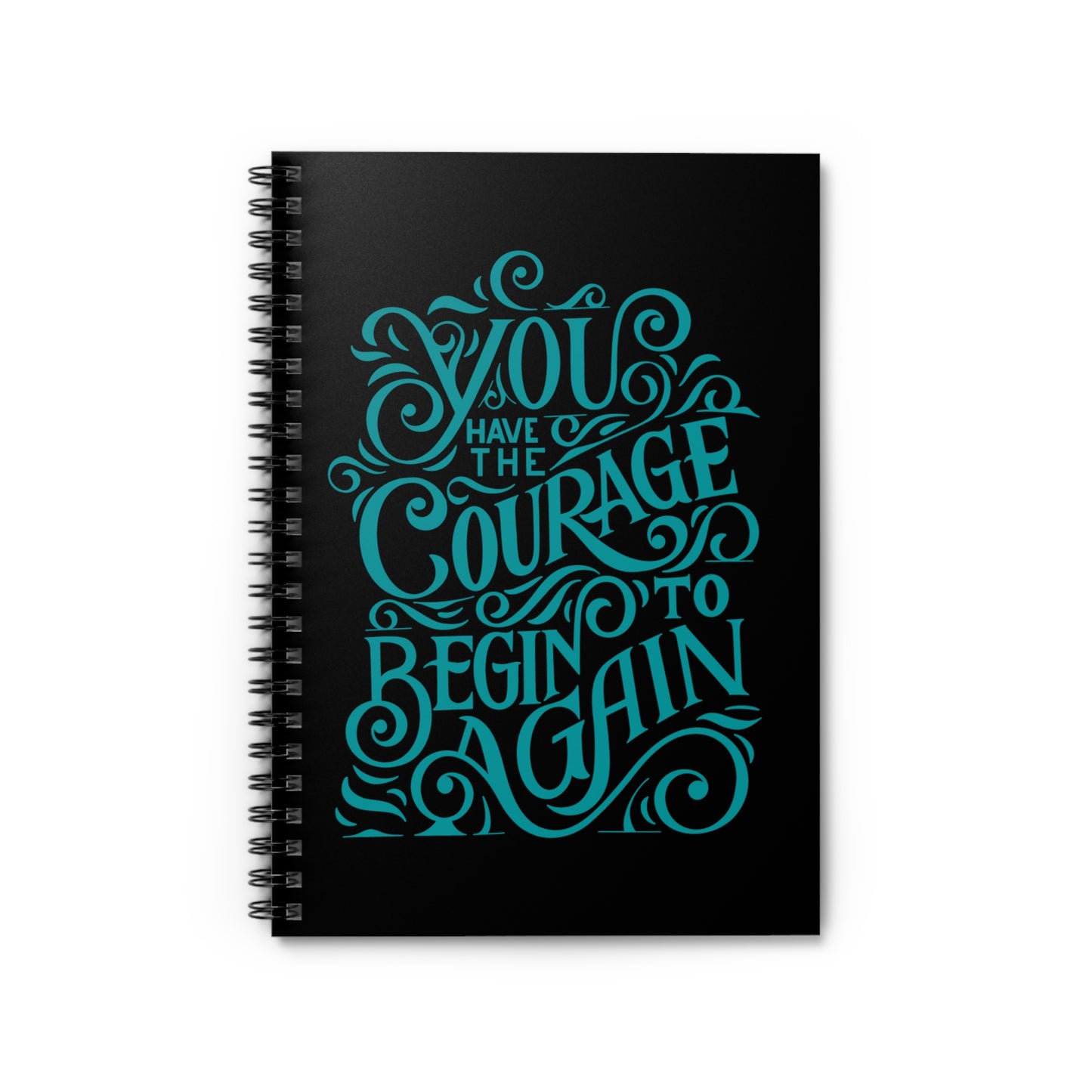 Courage Spiral Notebook