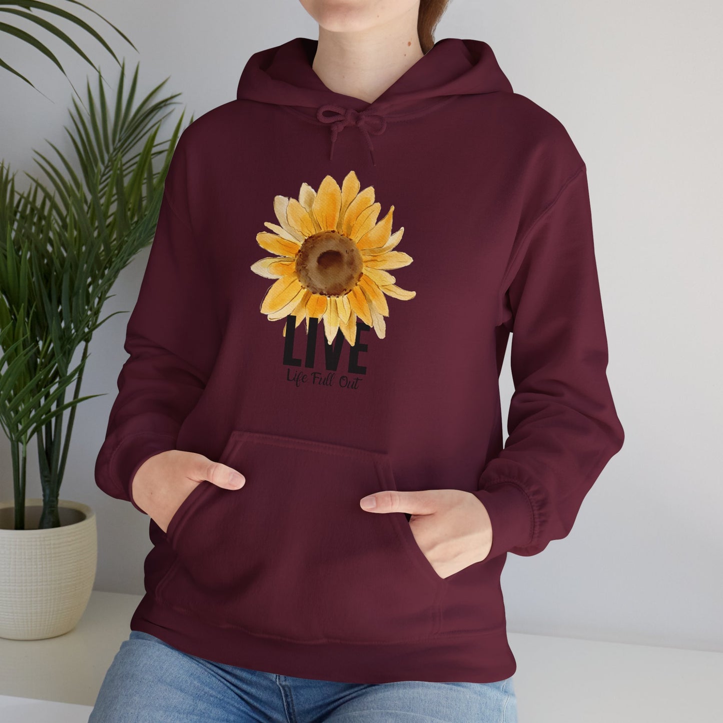 LLFO! Sunflower Unisex Hooded Sweatshirt