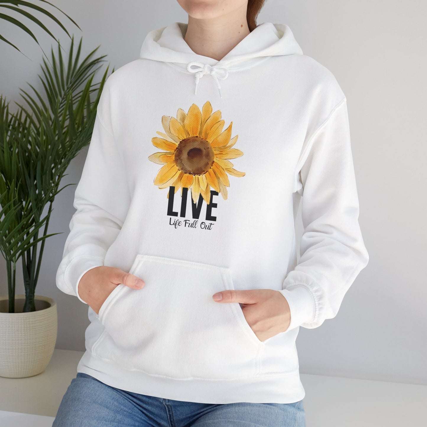 LLFO! Sunflower Unisex Hooded Sweatshirt