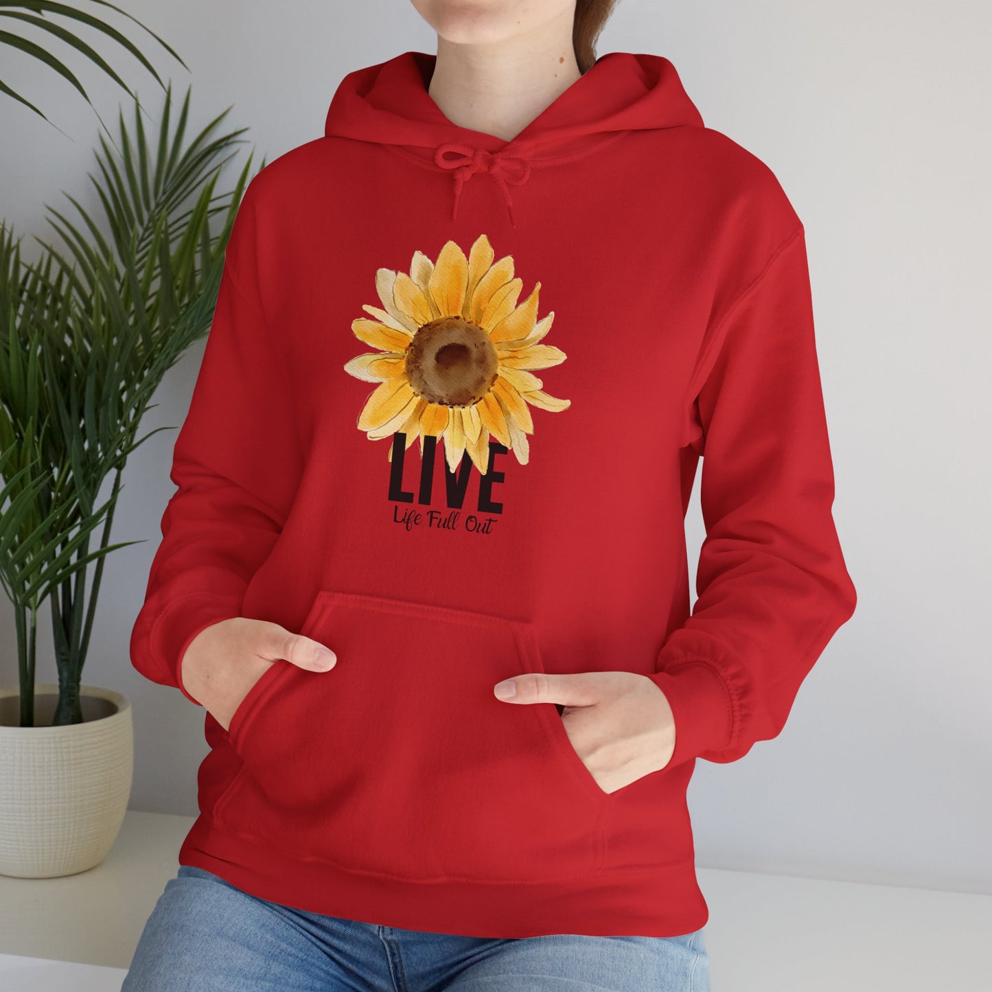 LLFO! Sunflower Unisex Hooded Sweatshirt