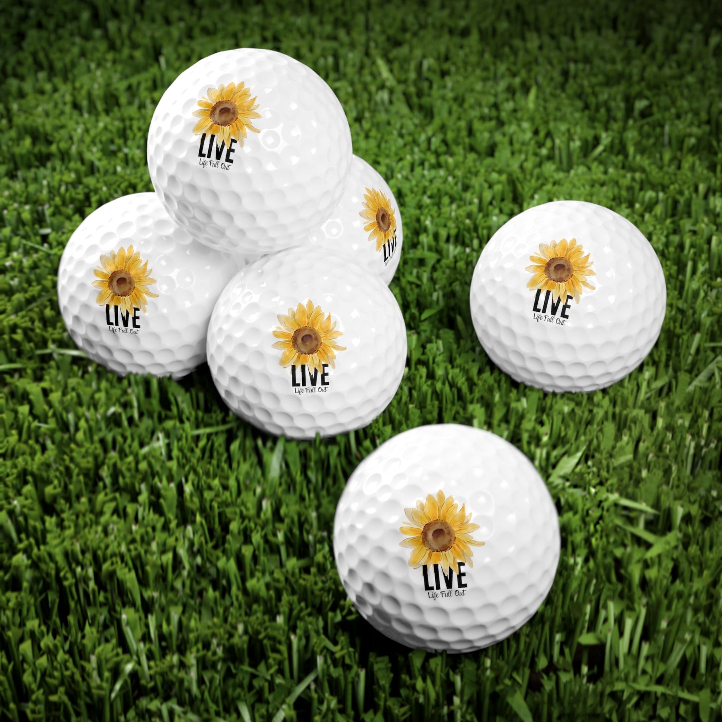 LLFO! Sunflower Golf Balls