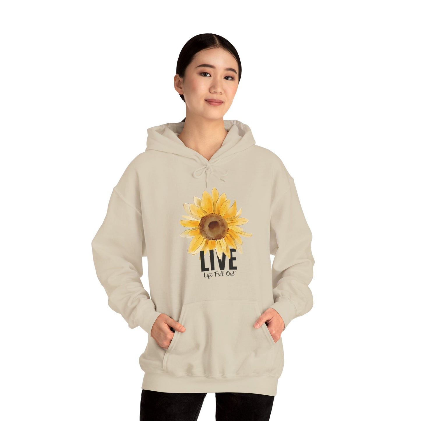 LLFO! Sunflower Unisex Hooded Sweatshirt