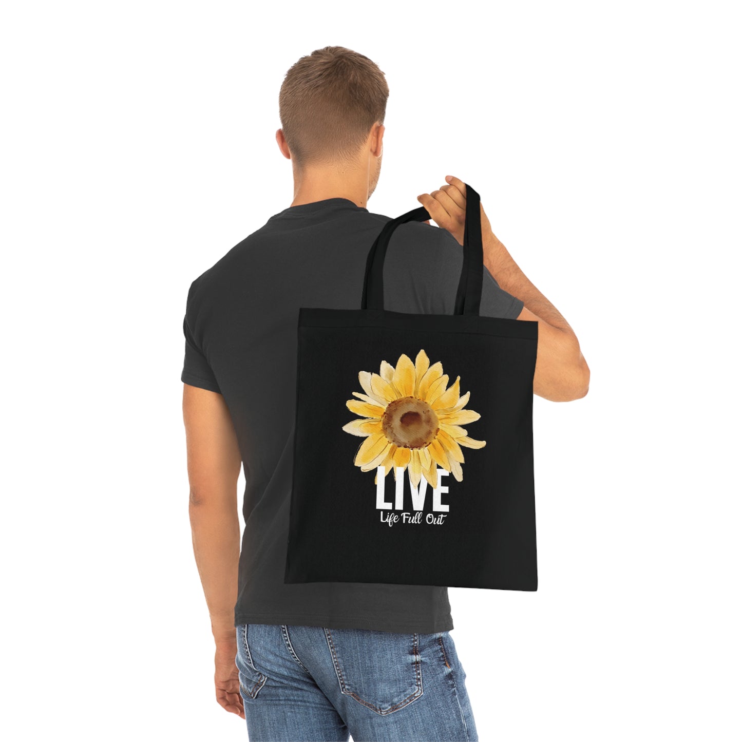 LLFO! Sunflower Cotton Tote