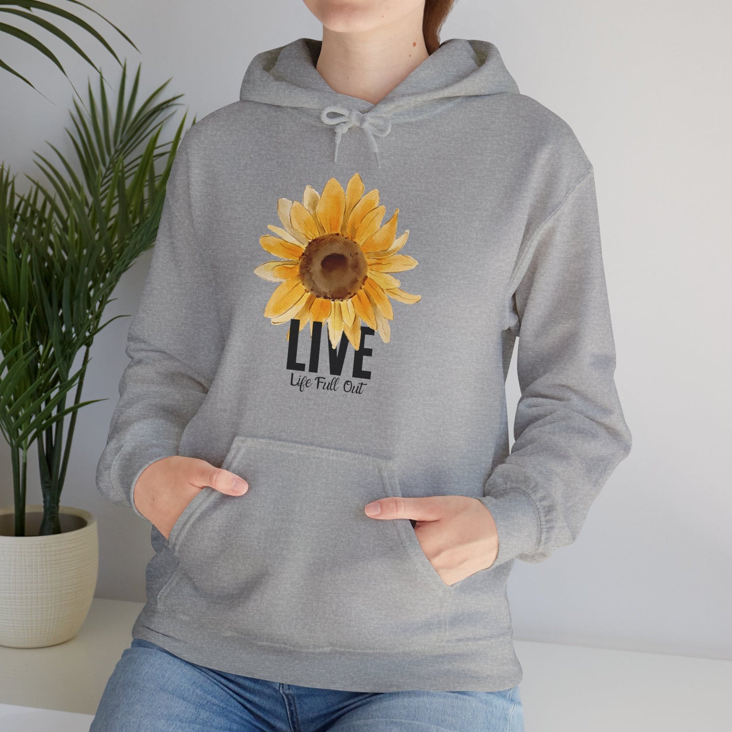 LLFO! Sunflower Unisex Hooded Sweatshirt