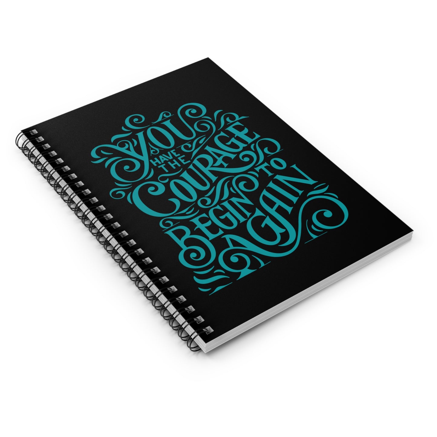 Courage Spiral Notebook