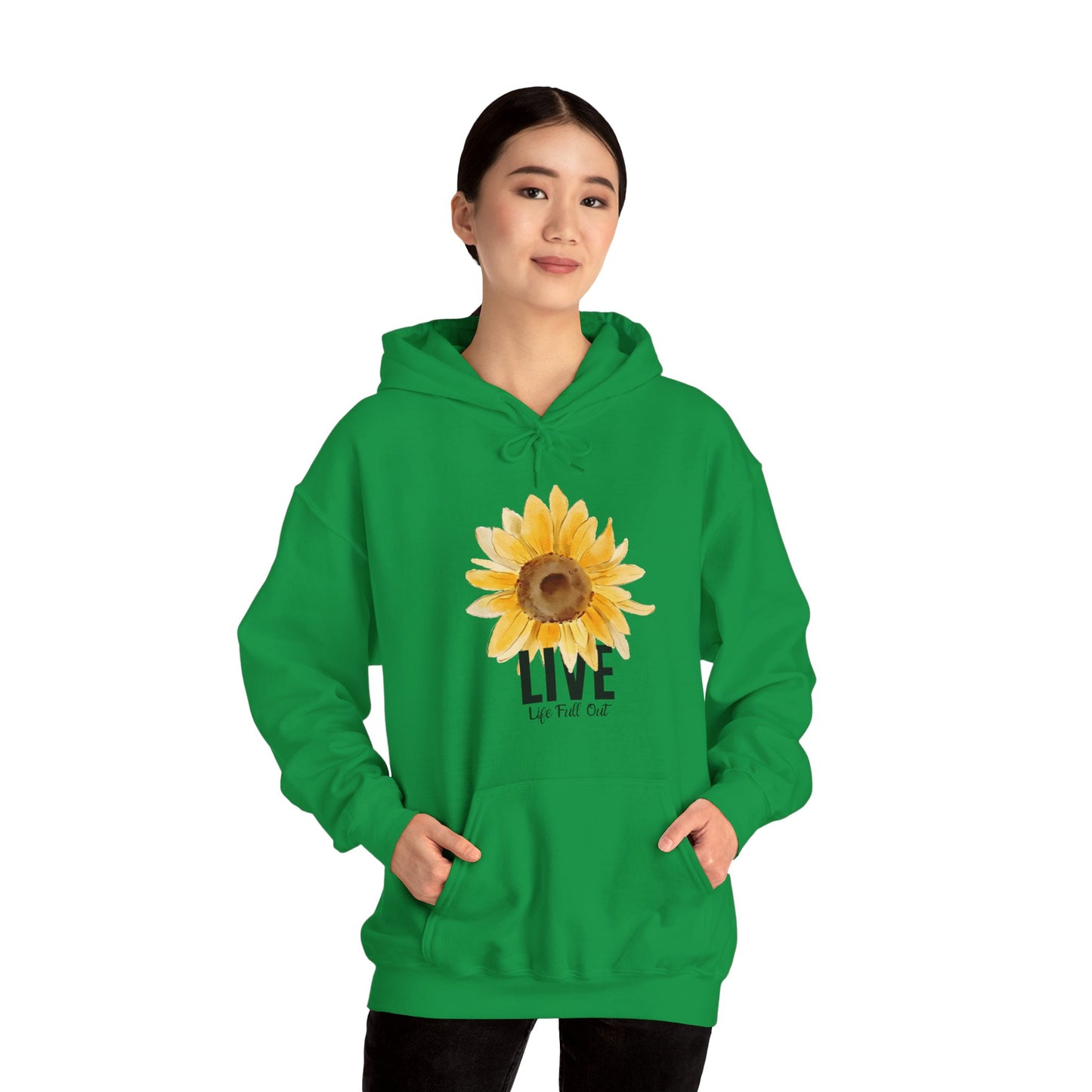 LLFO! Sunflower Unisex Hooded Sweatshirt