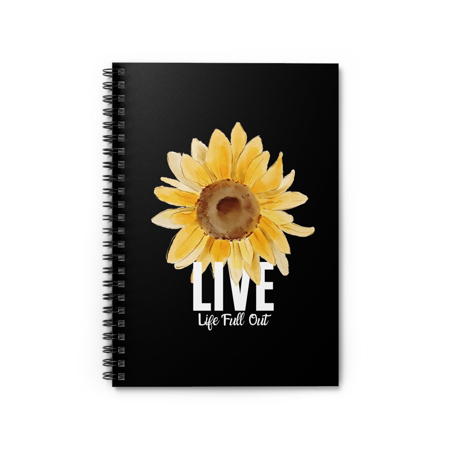 LLFO! Sunflower Spiral Notebook