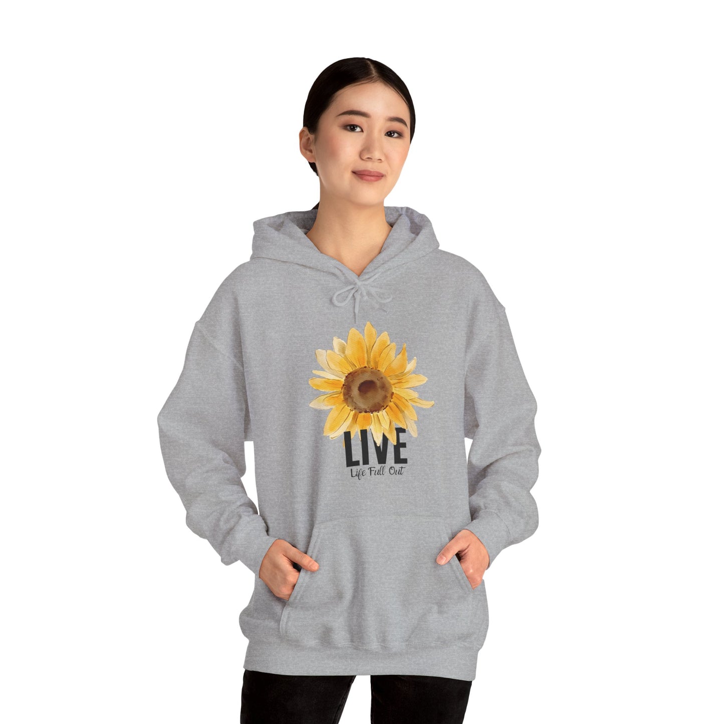 LLFO! Sunflower Unisex Hooded Sweatshirt