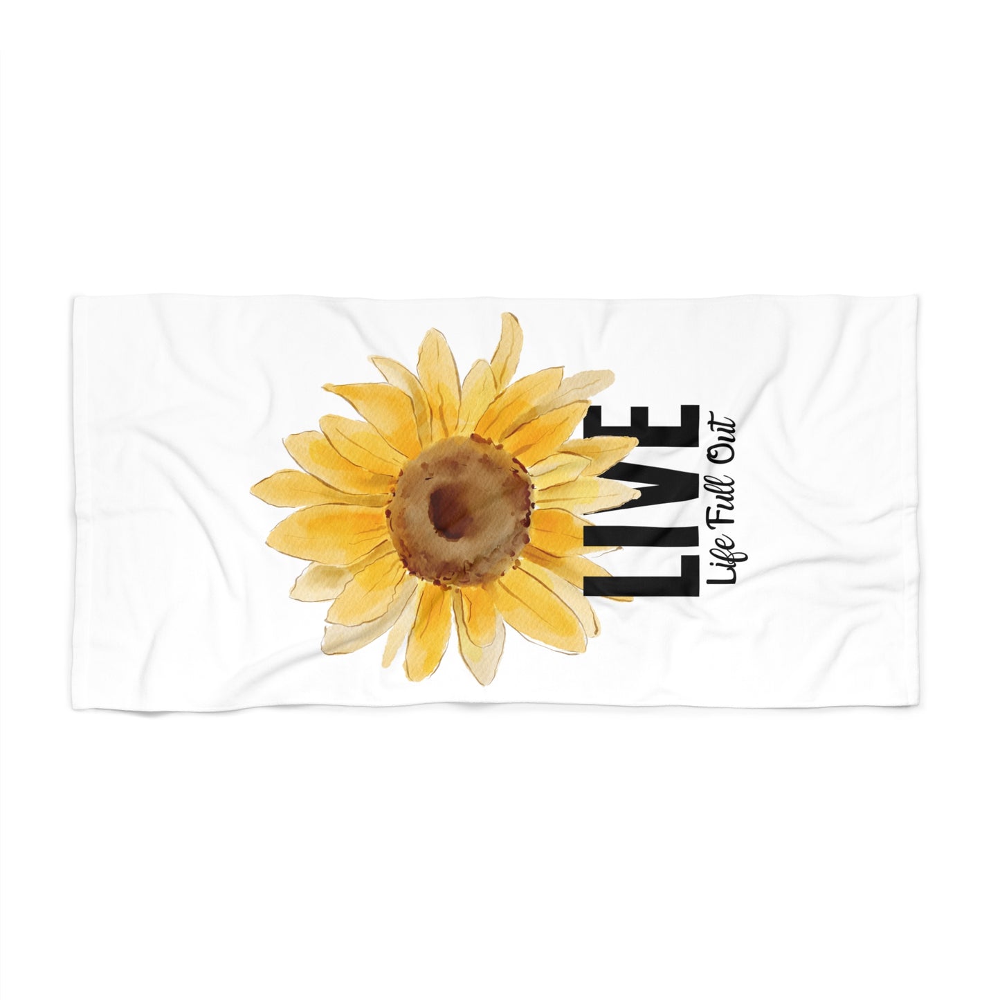 LLFO! Sunflower Oversized Towel