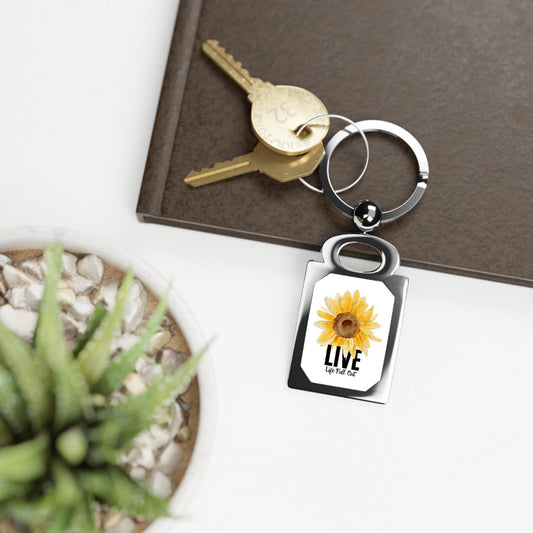 LLFO! Sunflower Photo Keyring