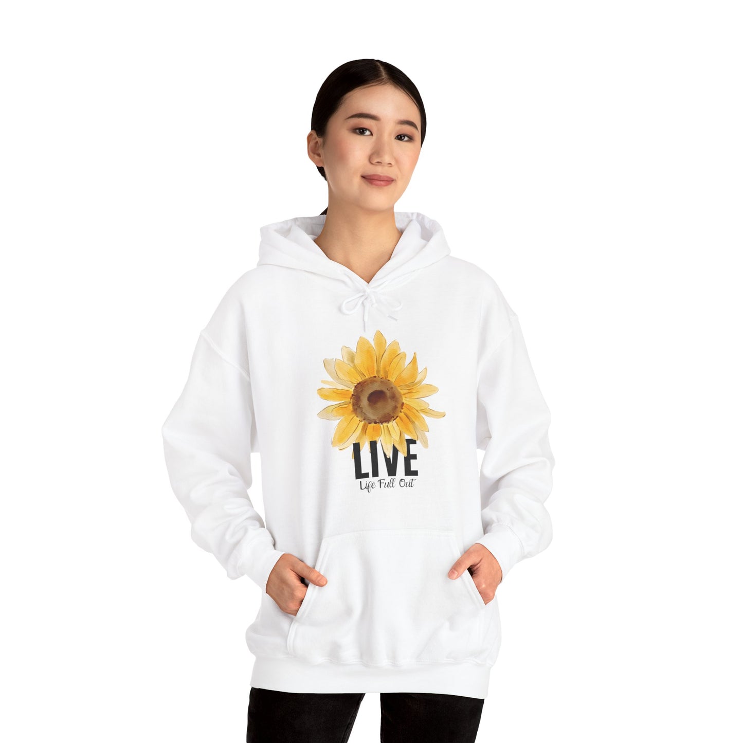 LLFO! Sunflower Unisex Hooded Sweatshirt