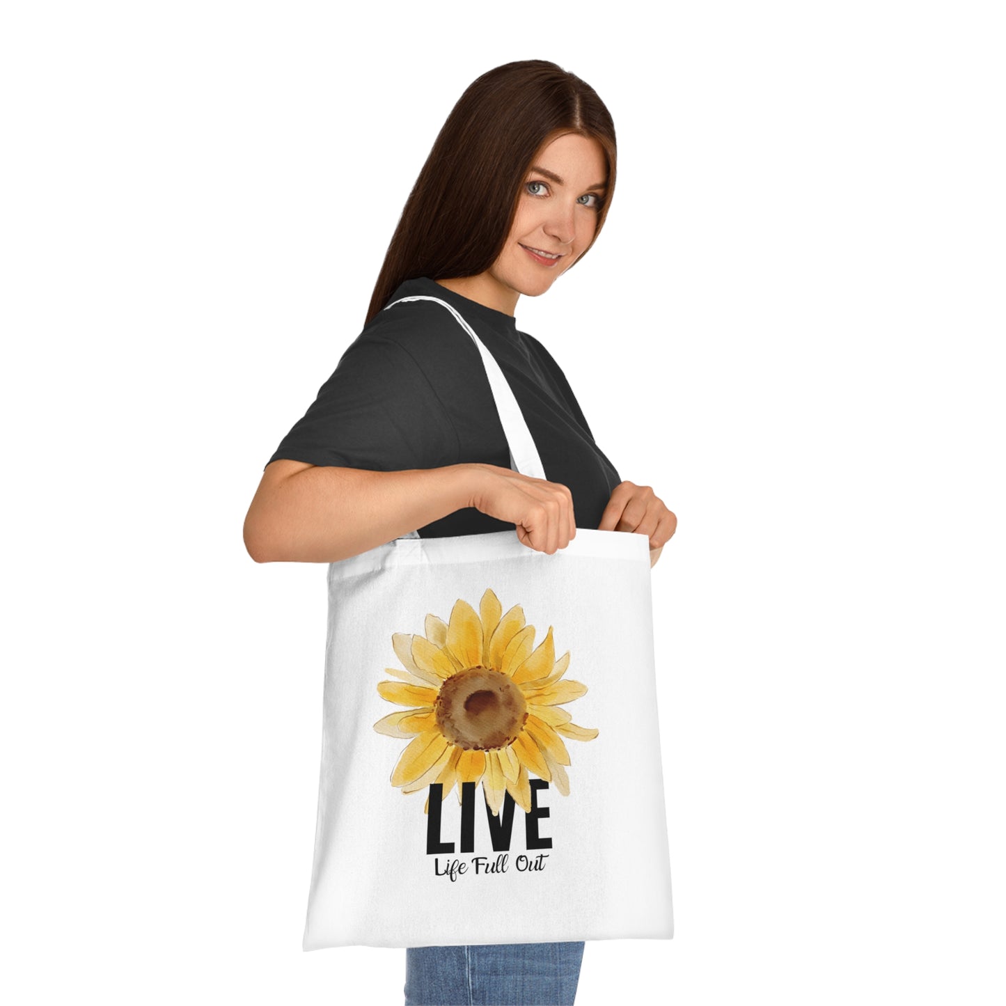 LLFO! Sunflower Cotton Tote