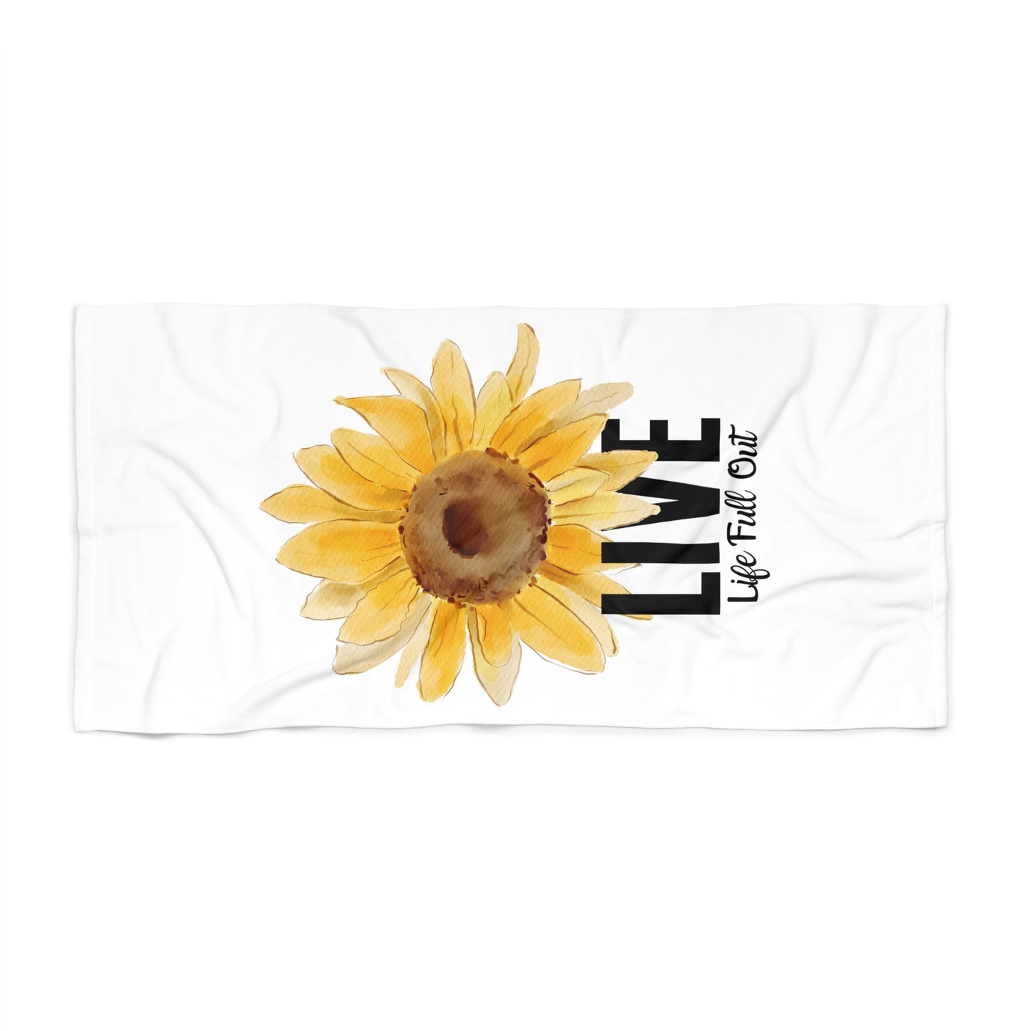 LLFO! Sunflower Oversized Towel