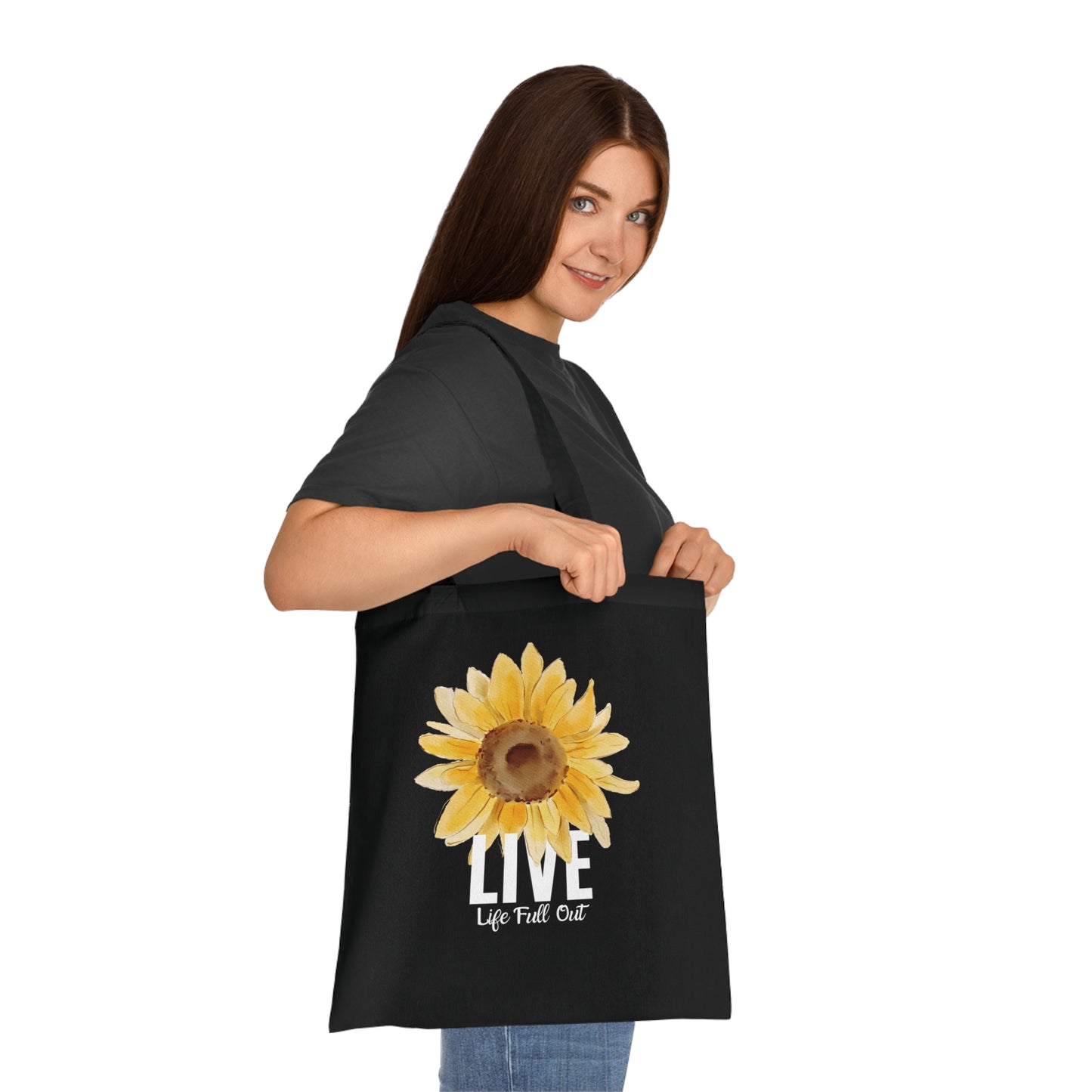 LLFO! Sunflower Cotton Tote