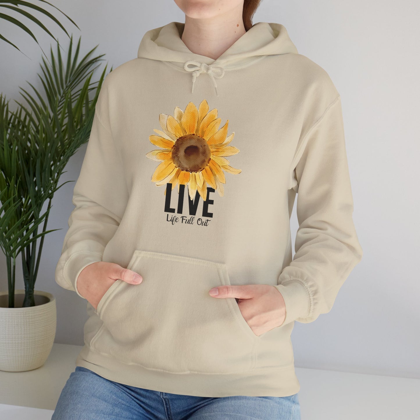 LLFO! Sunflower Unisex Hooded Sweatshirt