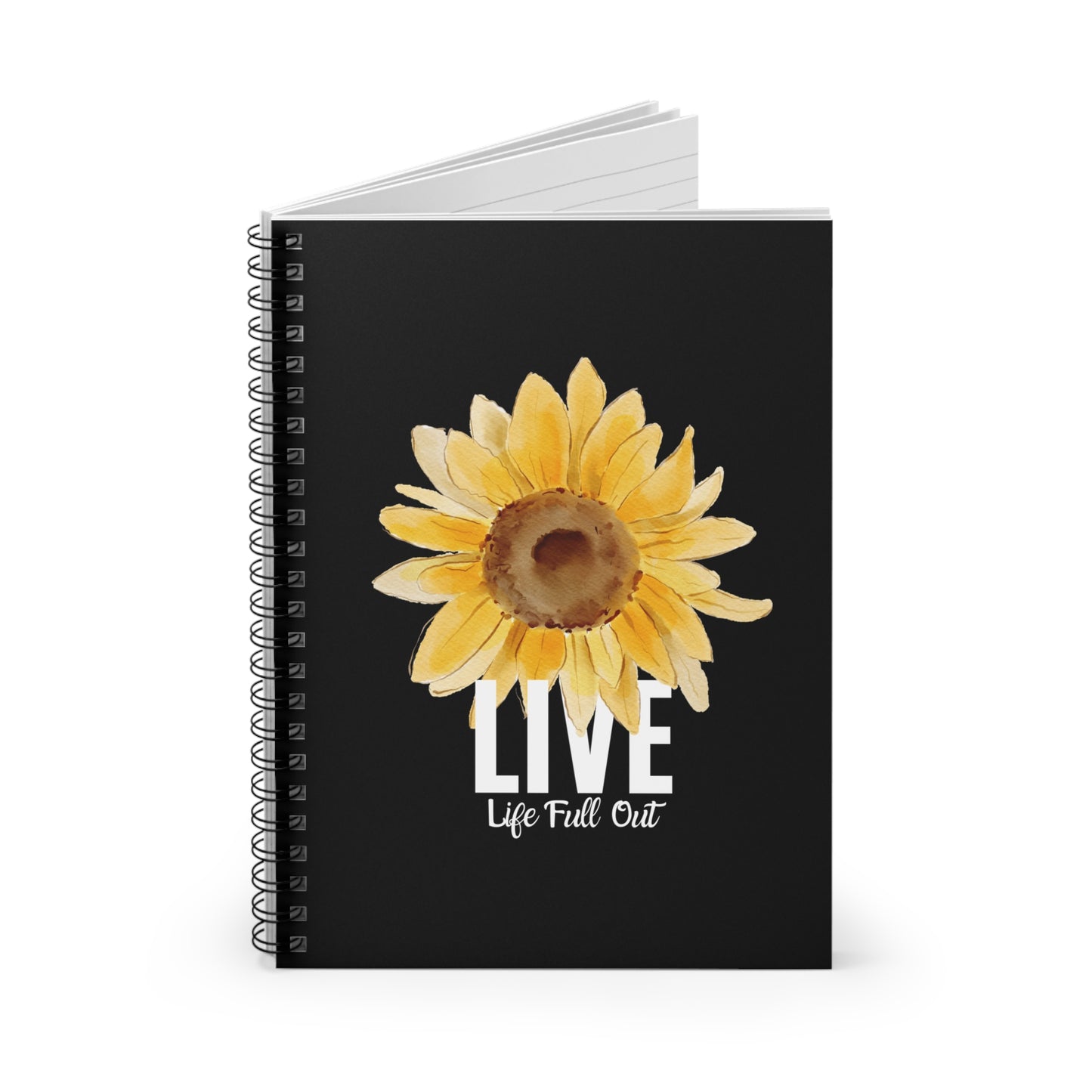 LLFO! Sunflower Spiral Notebook