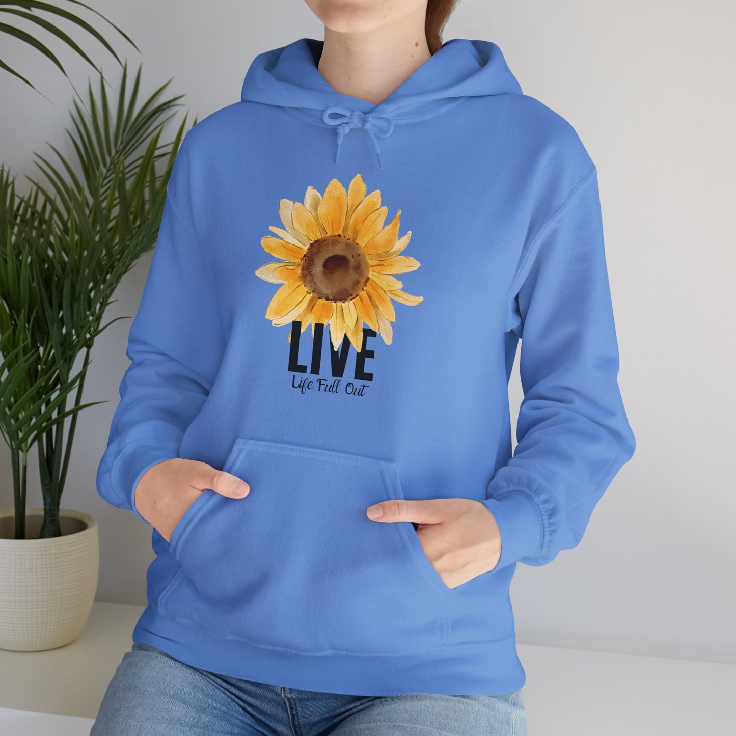 LLFO! Sunflower Unisex Hooded Sweatshirt