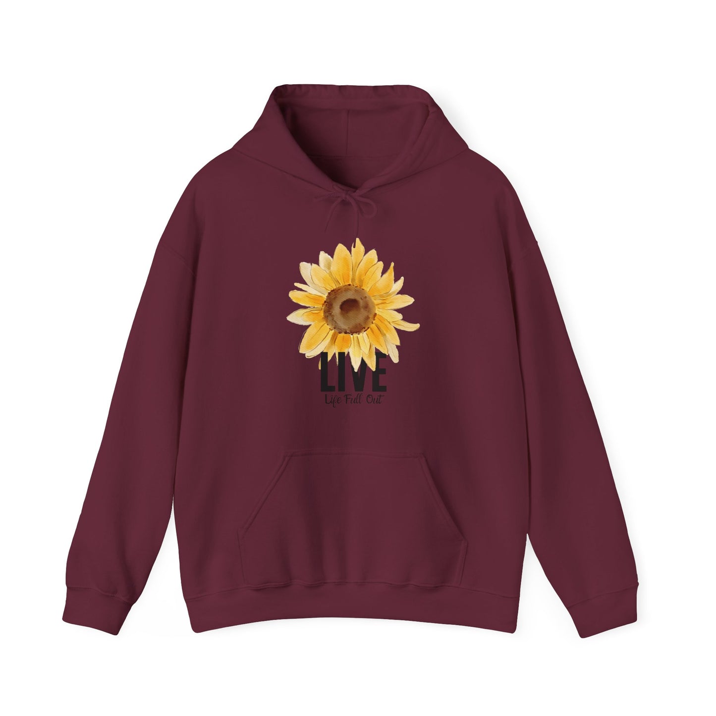 LLFO! Sunflower Unisex Hooded Sweatshirt