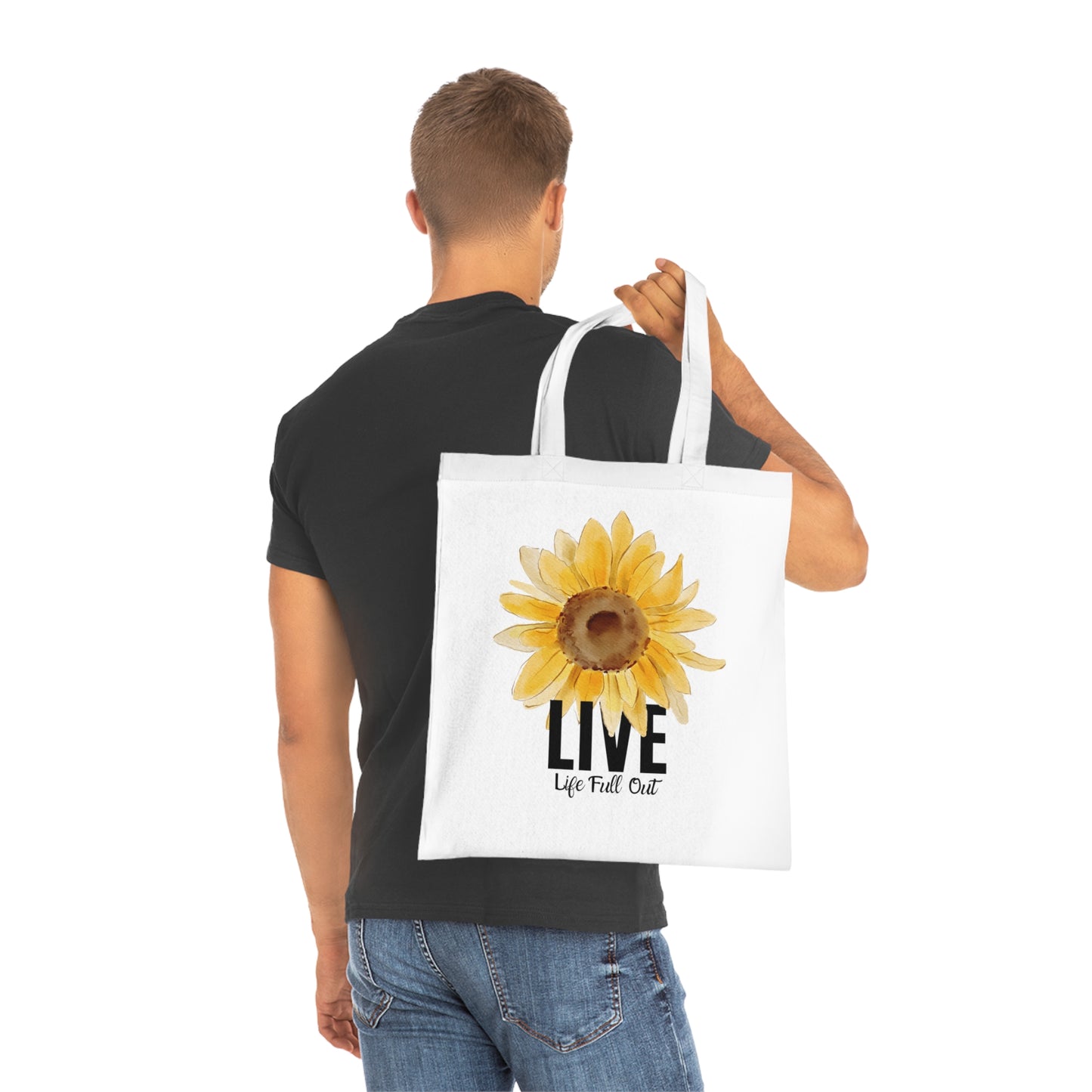 LLFO! Sunflower Cotton Tote