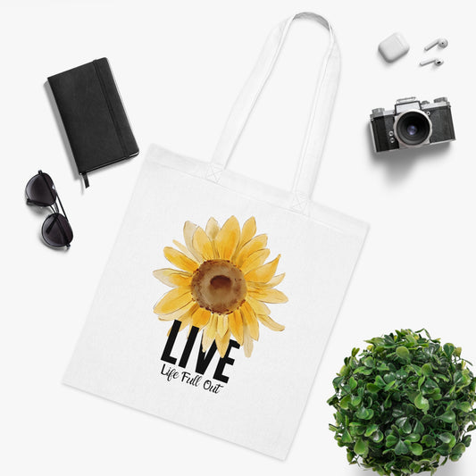 LLFO! Sunflower Cotton Tote