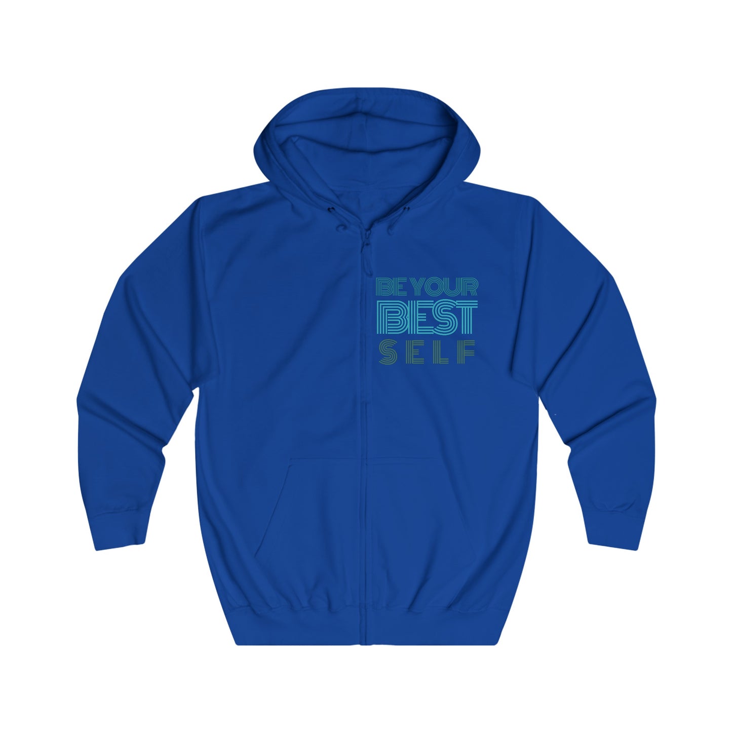 BYBS Unisex Zip-up Hooded Sweatshirt