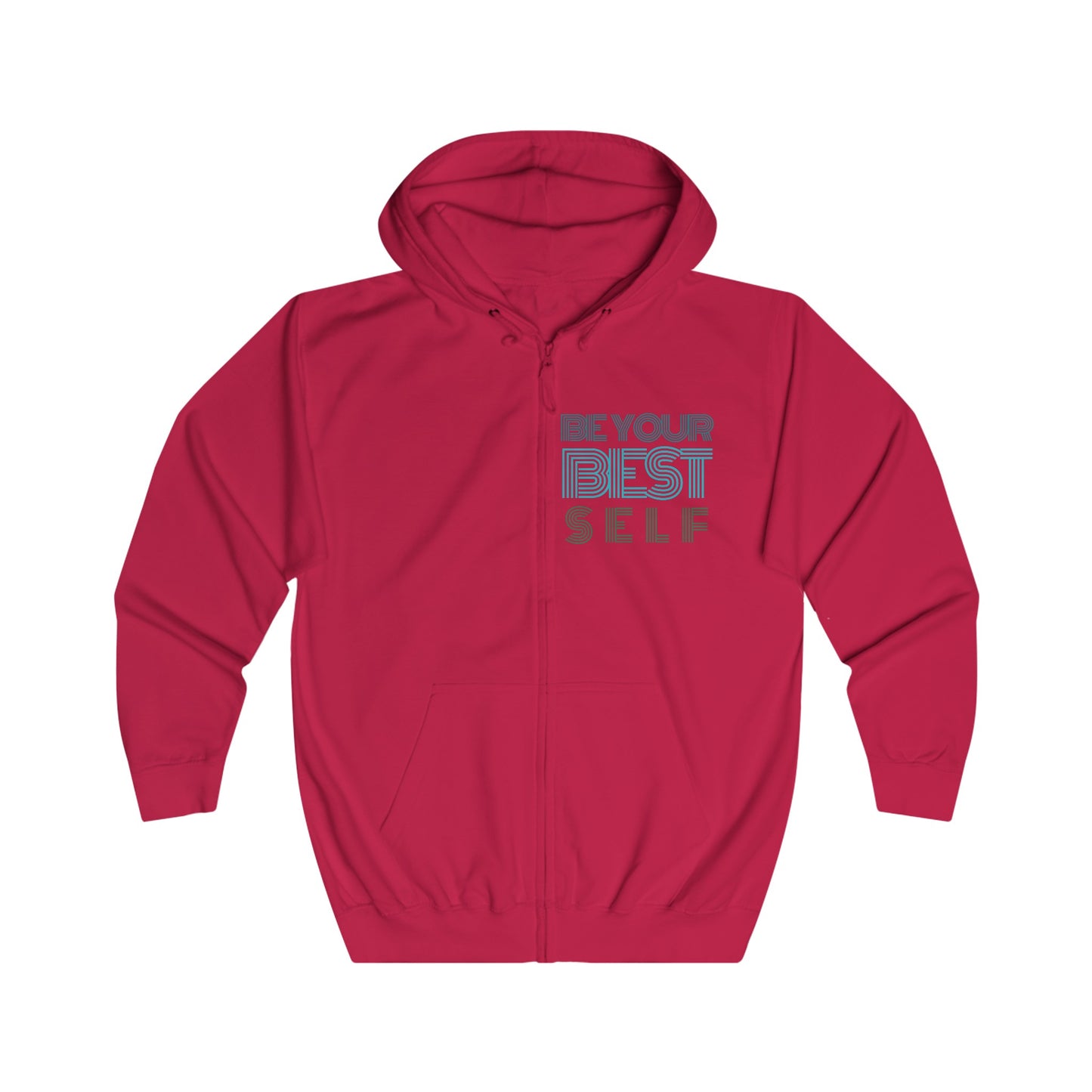 BYBS Unisex Zip-up Hooded Sweatshirt