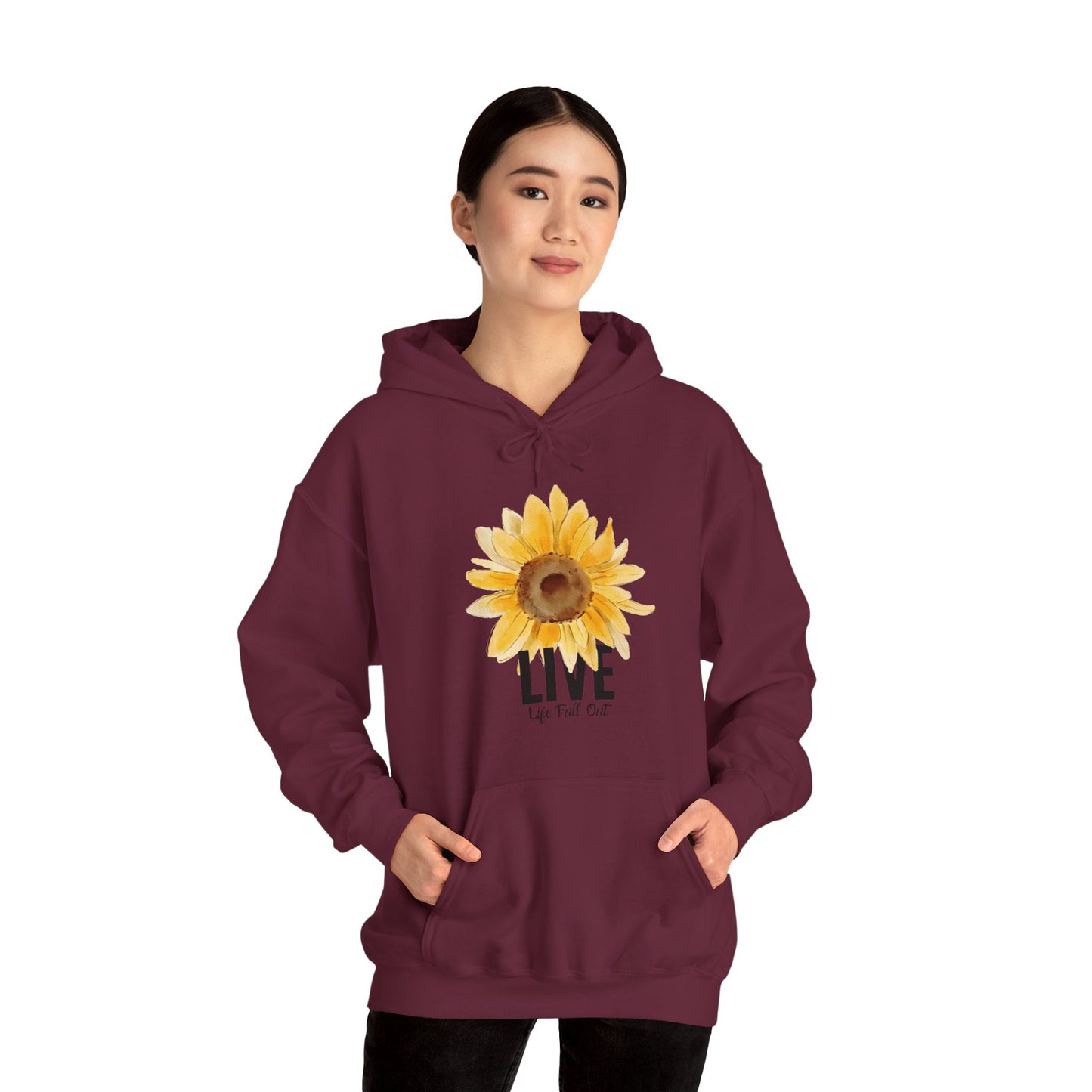 LLFO! Sunflower Unisex Hooded Sweatshirt