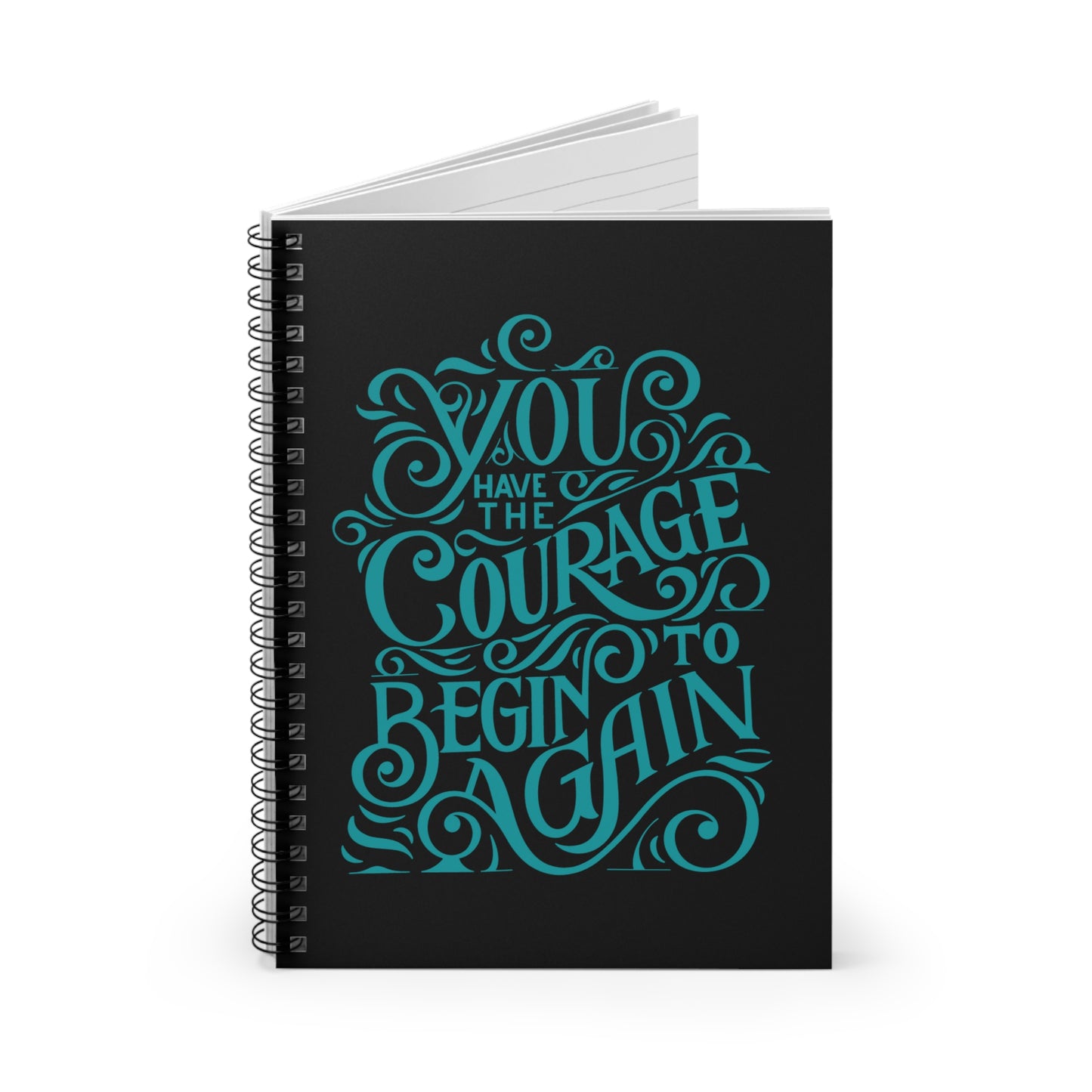 Courage Spiral Notebook