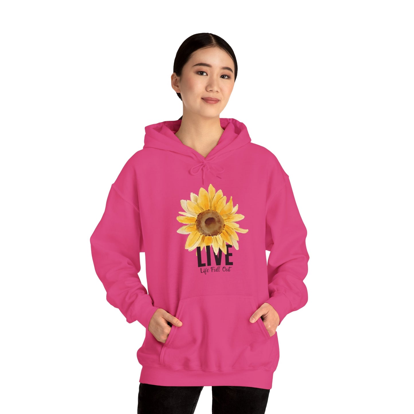 LLFO! Sunflower Unisex Hooded Sweatshirt