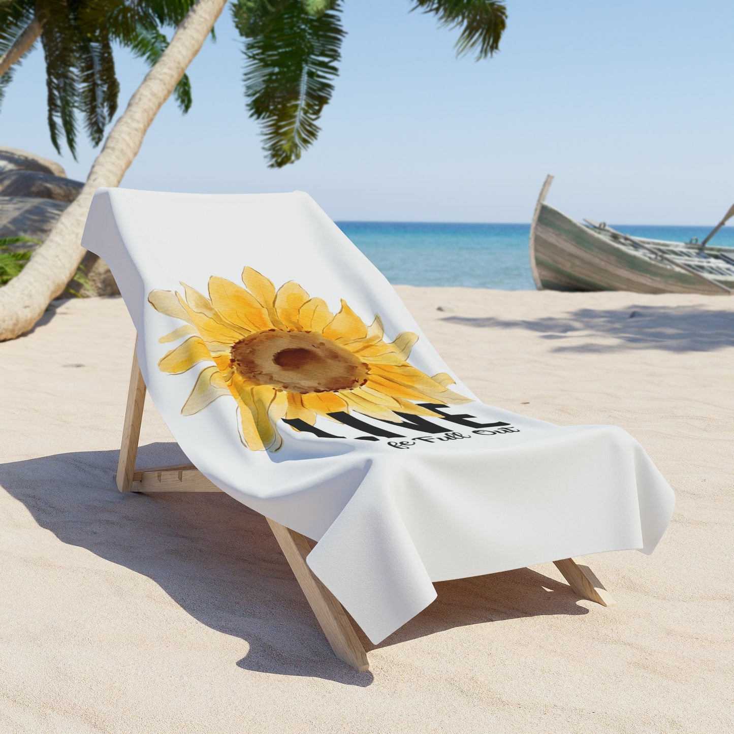 LLFO! Sunflower Oversized Towel