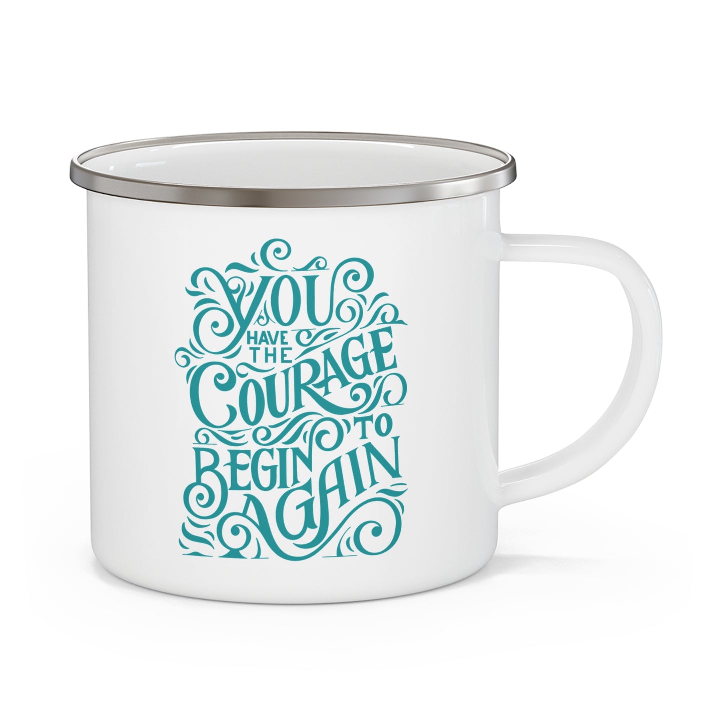 Courage Enamel Mug