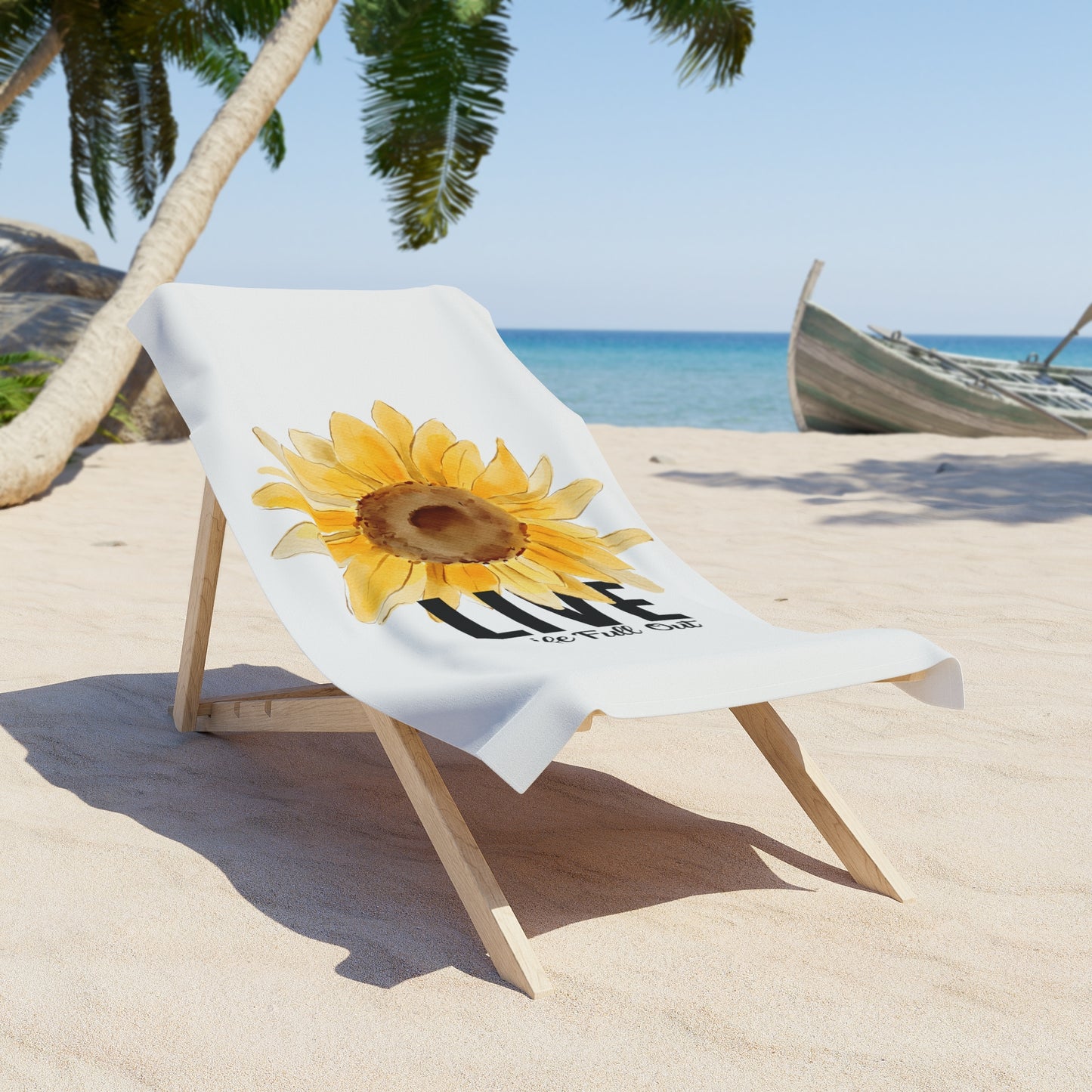 LLFO! Sunflower Oversized Towel